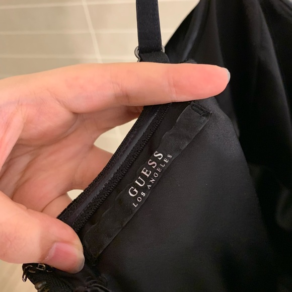 GUESS Velvet Peplum Top - Picture 3 of 5